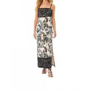 NEW LILLY PULITZER vena oversized irresistible maxi dress in black